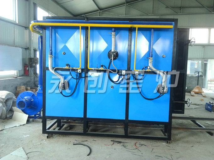 2立方1250℃燃氣高溫梭式窯
